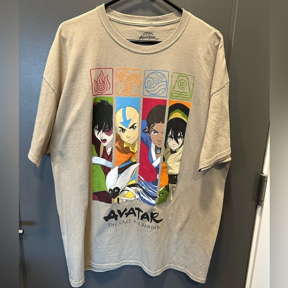AVATAR THE LAST AIRBENDER FOUR ELEMENTS TOGETHER NICHALODEN CREWNECK XXL TSHIRT - Picture 1 of 5